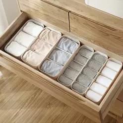 칸막이 양말 보관함 플라스틱 속옷 데스크탑 서랍