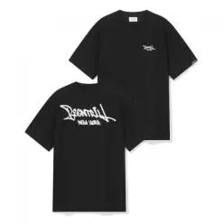 빈트릴 BEENTRILL 스크립트 로고 티셔츠(블랙) BA252TS040BK 117828