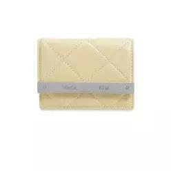 MATIN KIM PUFF QUILT WALLET IN BUTTER 7179147 MK2600WL004VBT