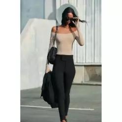 자라 소프트 보트넥 바디수트 - 크림 5039/865/733
