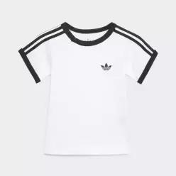키즈 유아용 반팔티 화이트 3 STRIPE TEE KR3715 (85-100) HPKK 40B1083944 KR37151001000