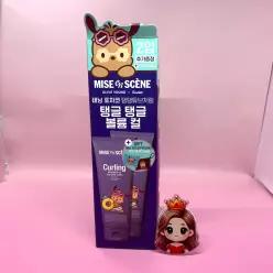 미쟝센 열보호 컬링 에센스 2 x 230ML 내추럴컬 컬 크림 &&& 볼륨컬 2입 + 랜덤 클리어 파우치