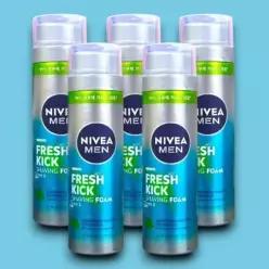 니베아 맨 프레시 킥 쉐이빙 폼 200ml X 5개