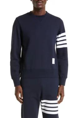 Thom Browne 톰 브라운 스트라이프 소매 스웨트셔츠 7572889