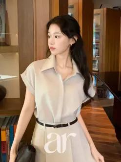 (여름출근룩/포멀룩/셋업가능) 히든 단작 반팔셔츠 여름셔츠 오피스룩 bs8841