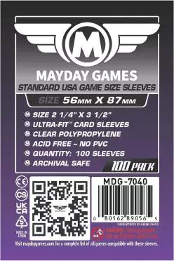 게임즈 USA 카드 슬리브 56x87mm 40마이크론 100개 세트 MDG-7040 K-pop 포토카드 호환 Heat Pedal to the