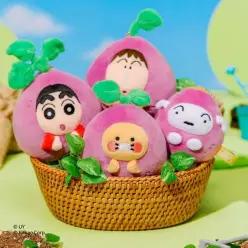 카카오프렌즈 짱구는 못말려X카카오프렌즈 고구마 키링인형 세트 춘식이