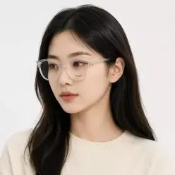 생로랑 안경테 SL M112 004 라운드 뿔테 안경