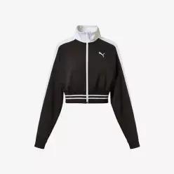 매장정품 푸마 PUMA PKI63455601 T7 피케 릴렉스드 크롭 트랙 자켓 1020125627