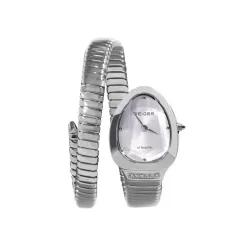 :매장정품: GEIGER GE1265WS 여성 컷팅 글라스 스네이크 메탈시계 199122 911RB