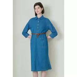 정품발송 BCBG 브랜드관 블루 데님 OP B4S2O622 355231