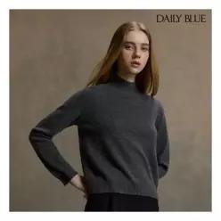 데일리블루 캐시미어 크롭 하이넥 컬러링 배색니트 1종런칭 가격 99,900원 1161926