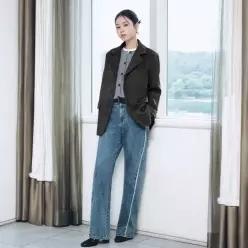 셀렙샵에디션 [최초가79 900]26FW 레이스 트랙 커브드 데님