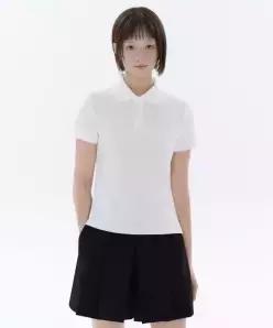 [매장정품] musinsastandardwoman [쿨탠다드] 우먼즈 피케 폴로 셔츠 [화이트] cd8829