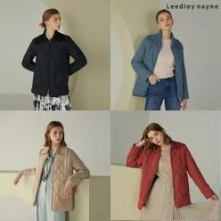 [리들리나인] 캐시미어 블렌디드 퀼팅 패딩 자켓