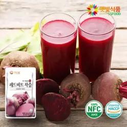 NFC착즙 물없이 갈아서 만든 제주 레드비트즙 착즙 원액 60팩