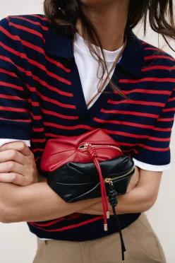 ZARA 레더 파우치 - 블랙 6773/710/800 {WLM}