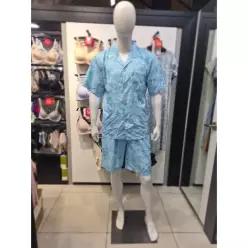 보디가드 예스 블루 물결 남성파자마세트YSMNX651