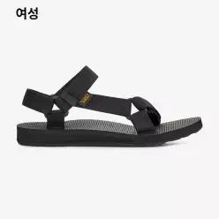 백화점 테바 여성용 오리지널 유니버설 샌들 STVF2413987BLK