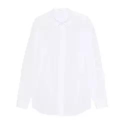 포인티드 칼라 히든 플래킷 셔츠 1322 W4280WHT