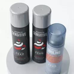 [밀착거품/더블기획] 도루코 프로 센서티브 쉐이빙폼 210ml 2입 (+쿨링폼 74ml)