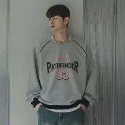바켄 Pathfinder 래글런 스웨트셔츠 BK5982_멜란지그레이 7000025346 -MELANGEGREY