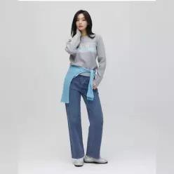 백화점 플라스틱아일랜드 BEIGE 스트레이트핏 데님 팬츠 PS7DP262