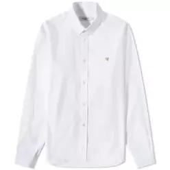 메종키츠네 긴팔 셔츠 HM00435WC0025WHP100 WHITE DOM