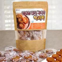 미니 약과 선물 세트 한입 전통 한과 명절 추석 부모님 간식 단체 답례품 471658