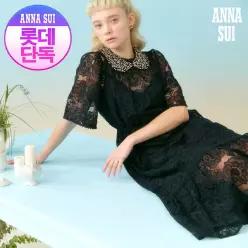 [롯데단독]  로맨틱 레이스 원피스+이너슬립 2종
