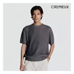 다니엘크레뮤 26SS 워셔블 린넨 블렌드 크루넥 니트