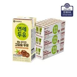 [연세대학교 연세우유]연세 뼈를 생각한 고칼슘 두유 진득찰 호두아몬드 180ml X 72팩
