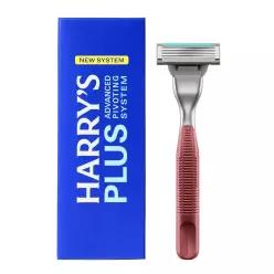 Harry's -PLUS: 남성용 면도기 - 프리미엄 핸들 및 면도날 카트리지 고급 피벗 시스템 면도 키트 클레이 38