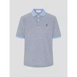 빈폴 26SS 멀티 스트라이프 칼라넥 티셔츠 - 블 BC6442C75P 1361014