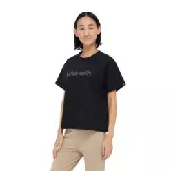 ホ?ルア?ス 우먼 Whole Earth カットソ? 반팔 롱 쿨 티셔츠 WE2TDZ57 BLK 냉감 속건 -블랙 453766
