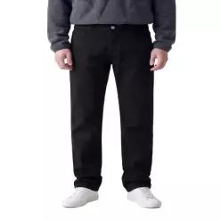 [NIX JEANS] 남) 기모 BK RAW 1/2인밴딩 스트레이트 데님팬츠 (FNPWDPS101M)