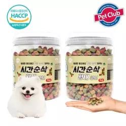 펫클럽 벨버드 시간순삭 황태큐브 1kg+1kg 대용량져키