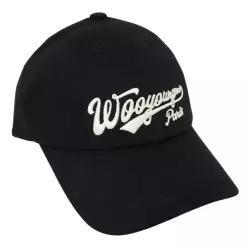 우영미 로고 남녀공용 볼캡 W261CA57661B
