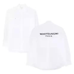 우영미 백로고 남성 셔츠 W261SH07811W