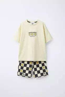 [국내매장] ZARA 여아 6-14세/ 스마일리월드 파자마 - 노랑 7099/565/300 556819
