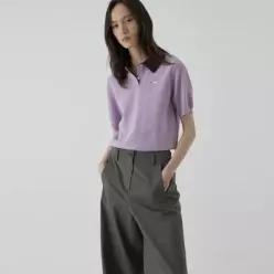 [롯데백화점]쥬크 [정상가 259000]카라 블록 피케 풀오버 Z262KSK013