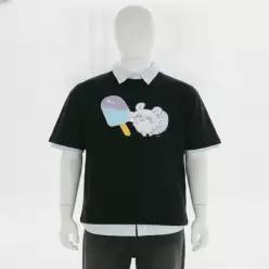 [무료배송] SPAO [먼작귀] 반팔 티셔츠(BLACK)_SPRLG25U04