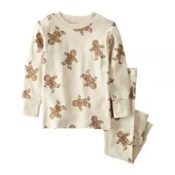 Little planet by carter's 유니 베이비 투피스 파자마, 유기농 면으로 제작, 진저브레드 맨, 9개월