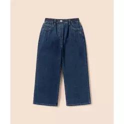 빈폴 키즈 BEANPOLE KIDS 여아 미드톤 세미 와이드 데님 팬츠 블루 (BI6121G02P) BI6121G02P 490890