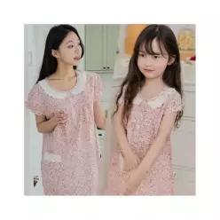 알콩단잠 1+1 국내생산 엄마랑딸이랑 커플잠옷 여름 파자마 홈웨어 실내복 원피스 여성+여아동 1423609