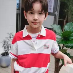 빈폴 키즈 HUNTER 피케 칼라 티셔츠 레드 BI6642U066 6536908