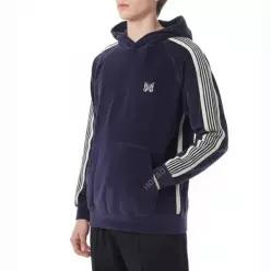 니들스 MUST IT_ 25FW Track Hoody CPE Velour - Navy RW324) 트랙 후디 벨루어)