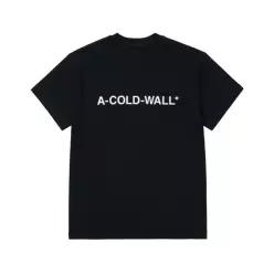 ACWMTS092 BLACK 에센셜 로고 남성 반팔티