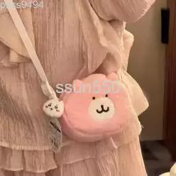 치이카와 먼작귀 포셰트 인형 크로스 백 뽀글이 휴대용 손 가방 굿즈