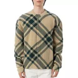 BURBERRY Checkered wool blend cardigan (8083079)(체크 울 블렌드 가디건) 761420